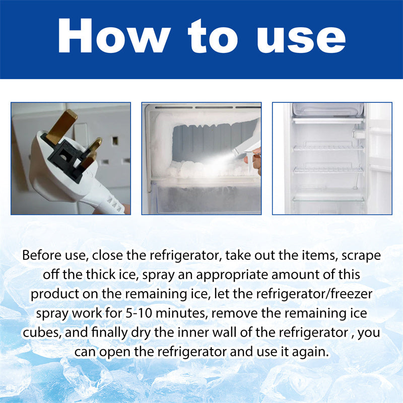 120ml Fridge Freezer De-Icer Spray