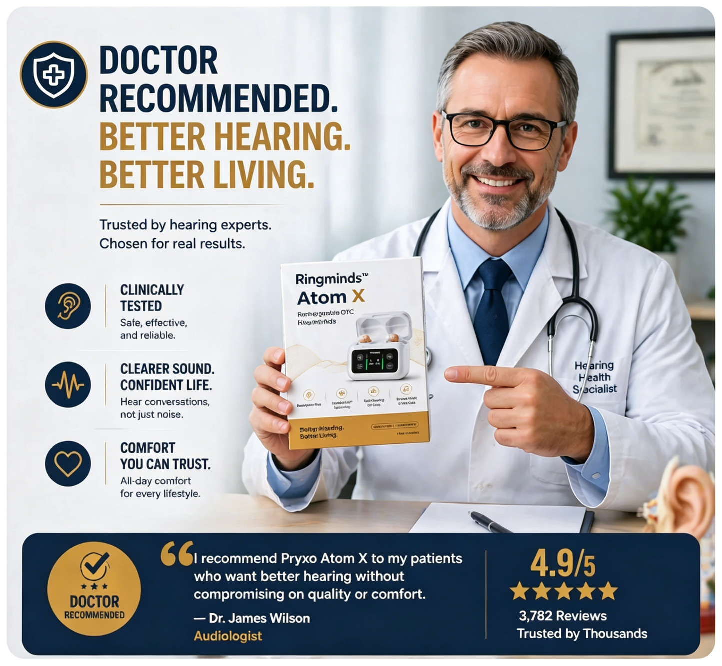 🔥 Today Only! 👂Ringminds™ Atom X Smart Hearing Aids — Hear Clearly, Feel Confident Again 💖🔊
