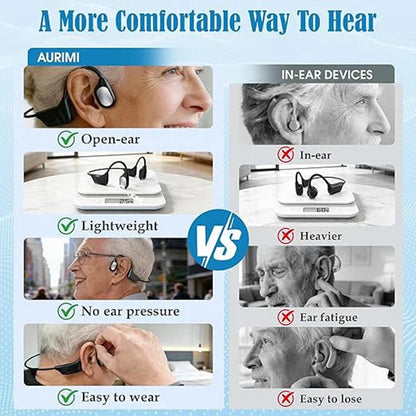 🔥 Final 2 Hours : Only Limited Stock Left🏆KLENIMORE™ Bone Conduction Smart Hearing Headphones （Mayo Clinic Recommended）