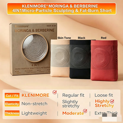 🎖️✨ 2026 New KLENIMORE® Moringa & Berberine Sculpting Shorts – Shape, Smooth & Support