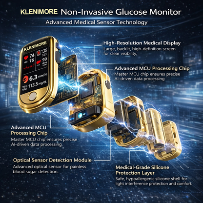 🔥Final 3 Hours: 70% OFF🏆Develops Newly Launched Non-Invasive Smart Blood Sugar Tracking Device✅TGA Approved