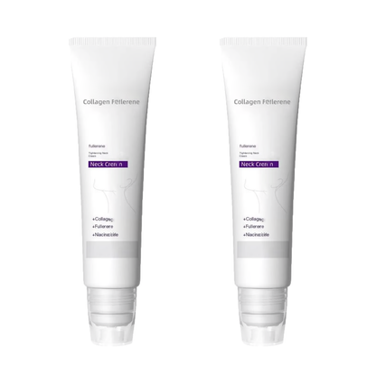 Roller Massage Neck Cream 🧴 Collagen & Hyaluronic Acid | Firms Neck, Reduces Wrinkles & Double Chin