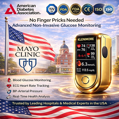 🔥Final 3 Hours: 70% OFF🏆Develops Newly Launched Non-Invasive Smart Blood Sugar Tracking Device✅TGA Approved
