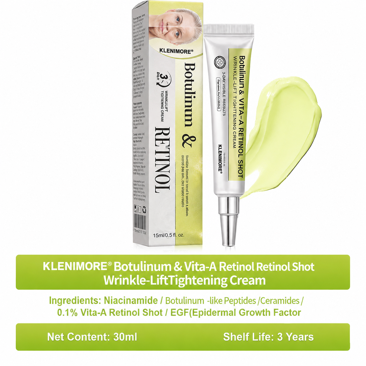 Final 3 Hours: 70%OFF🔥Peptide / Botulinum-like peptide / Line-smoothing peptide & Vita-A Retinol Shot Wrinkle-Lift Tightening cream✨