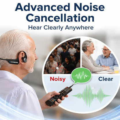 🔥 Final 2 Hours : Only Limited Stock Left🏆KLENIMORE™ Bone Conduction Smart Hearing Headphones （Mayo Clinic Recommended）