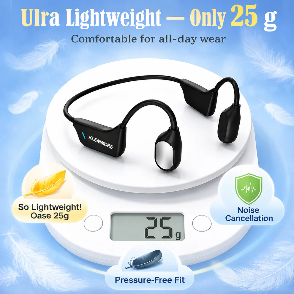 🔥 Final 2 Hours : Only Limited Stock Left🏆KLENIMORE™ Bone Conduction Smart Hearing Headphones （Mayo Clinic Recommended）